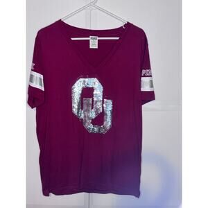 OU Sequined Jersey Pink by Victoria's Secret Size L